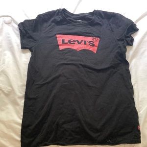 Black Levi’s Shirt. Size: Medium, Brand: Levi’s, Color: Black and Red